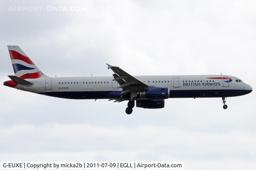 G-EUXE, 2004 Airbus A321-231 C/N 2323, Landing