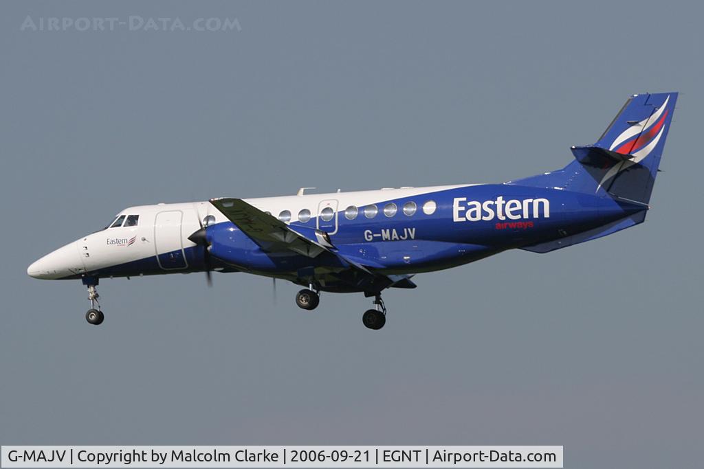 G-MAJV, 1995 British Aerospace Jetstream 41 C/N 41074, BAe Jetstream 4102 at Newcastle Airport, September 21st 2006.