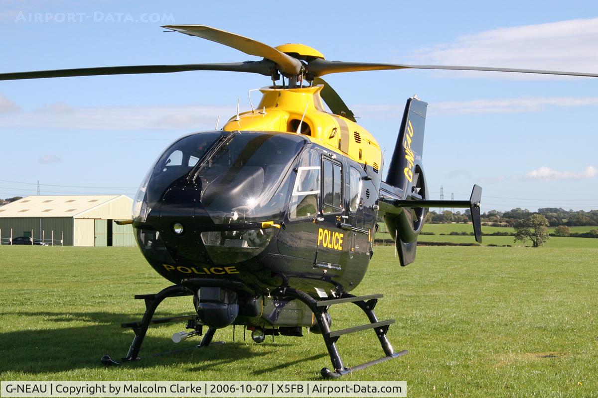 G-NEAU, 2004 Eurocopter EC-135T-2 C/N 0333, Eurocopter EC-135T-2, Northumbrian Police at Fishburn Airfield, October 7th 2006.