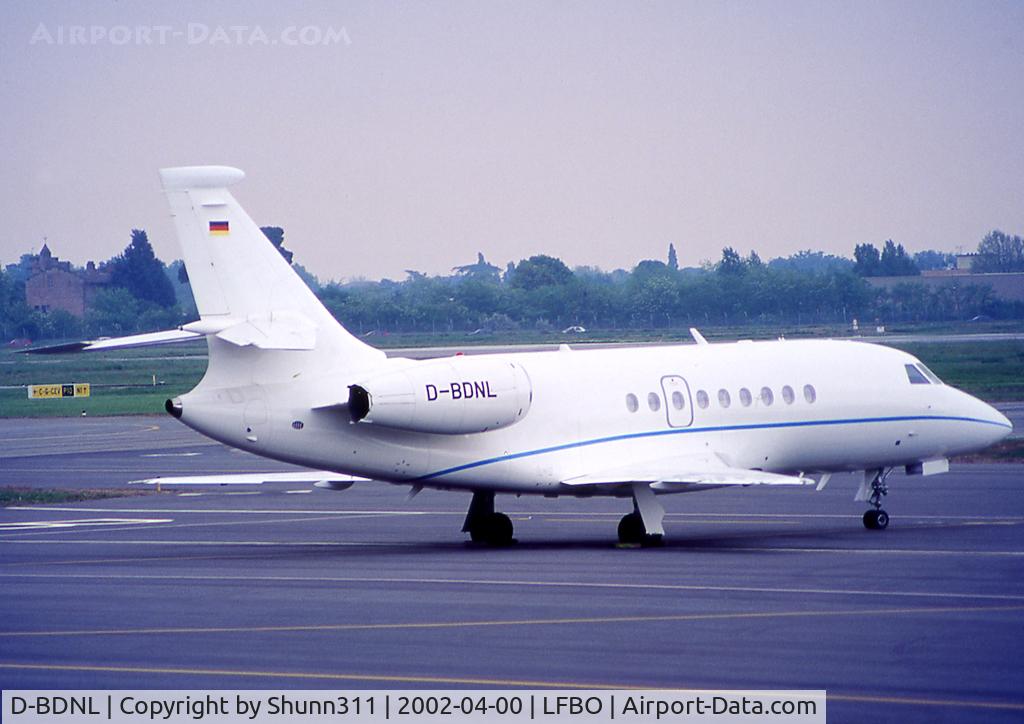 D-BDNL, 2000 Dassault Falcon 2000 C/N 119, Parked at the General Aviation area...