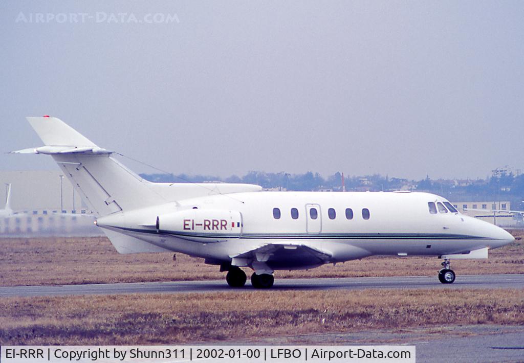 EI-RRR, 1982 British Aerospace HS.125-700A C/N 257170, Taxiing to the General Aviation area...