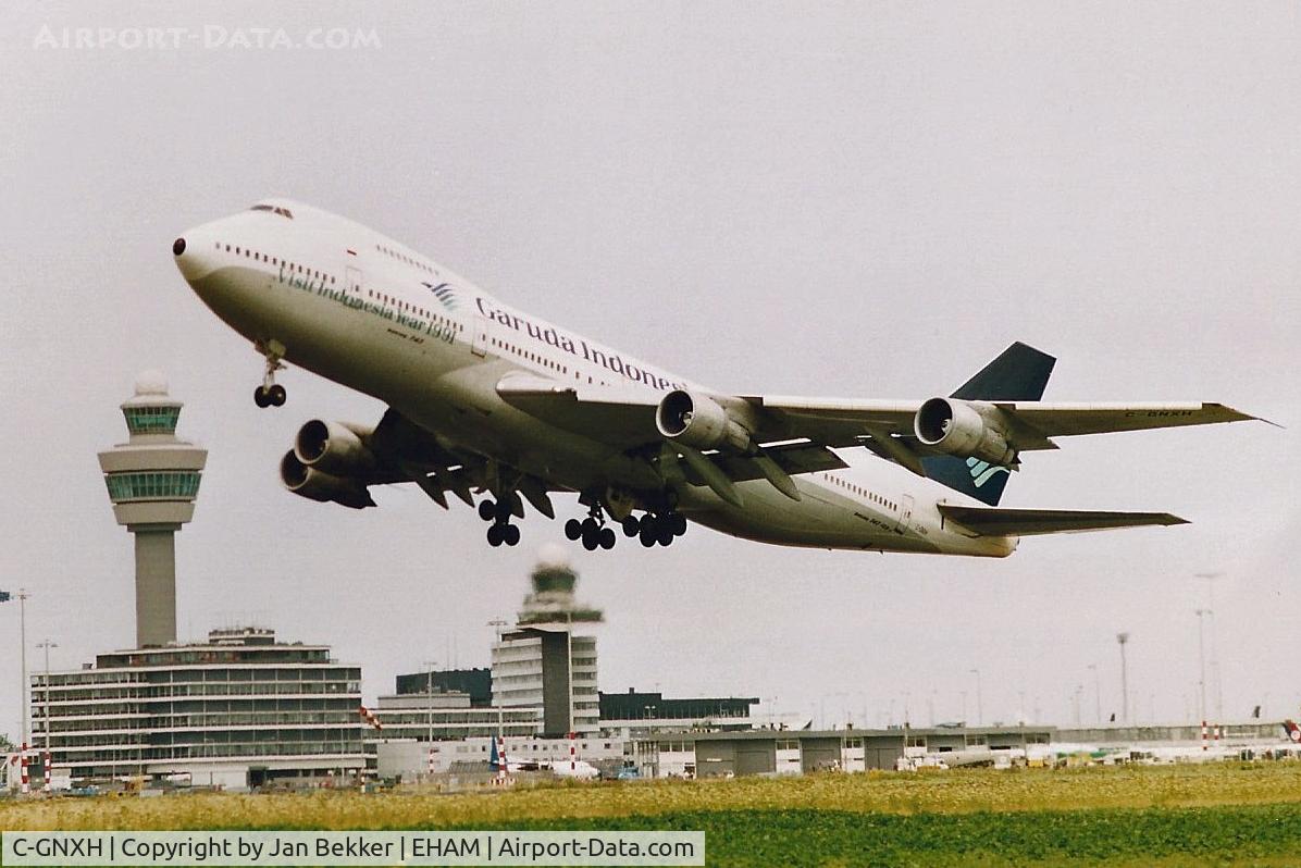 C-GNXH, 1990 Boeing 747-129 C/N 20402, Kaagbaan Schiphol July/August 1991