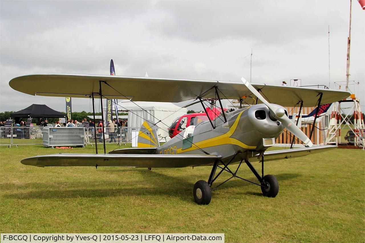 F-BCGQ, Stampe-Vertongen SV-4A C/N 263, Stampe-Vertongen SV-4A, Static display, La Ferté-Alais airfield (LFFQ) Air show 2015