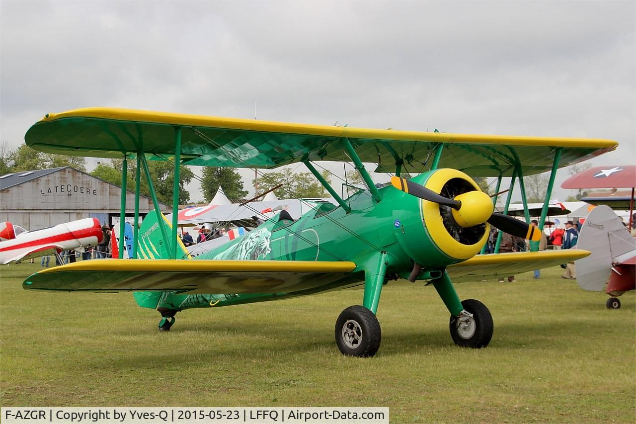 F-AZGR, Boeing N2S-3 Kaydet (B75N1) C/N 75-2650, Boeing N2S-3 Kaydet (B75N1), Static display, La Ferté-Alais airfield (LFFQ) Air show 2015