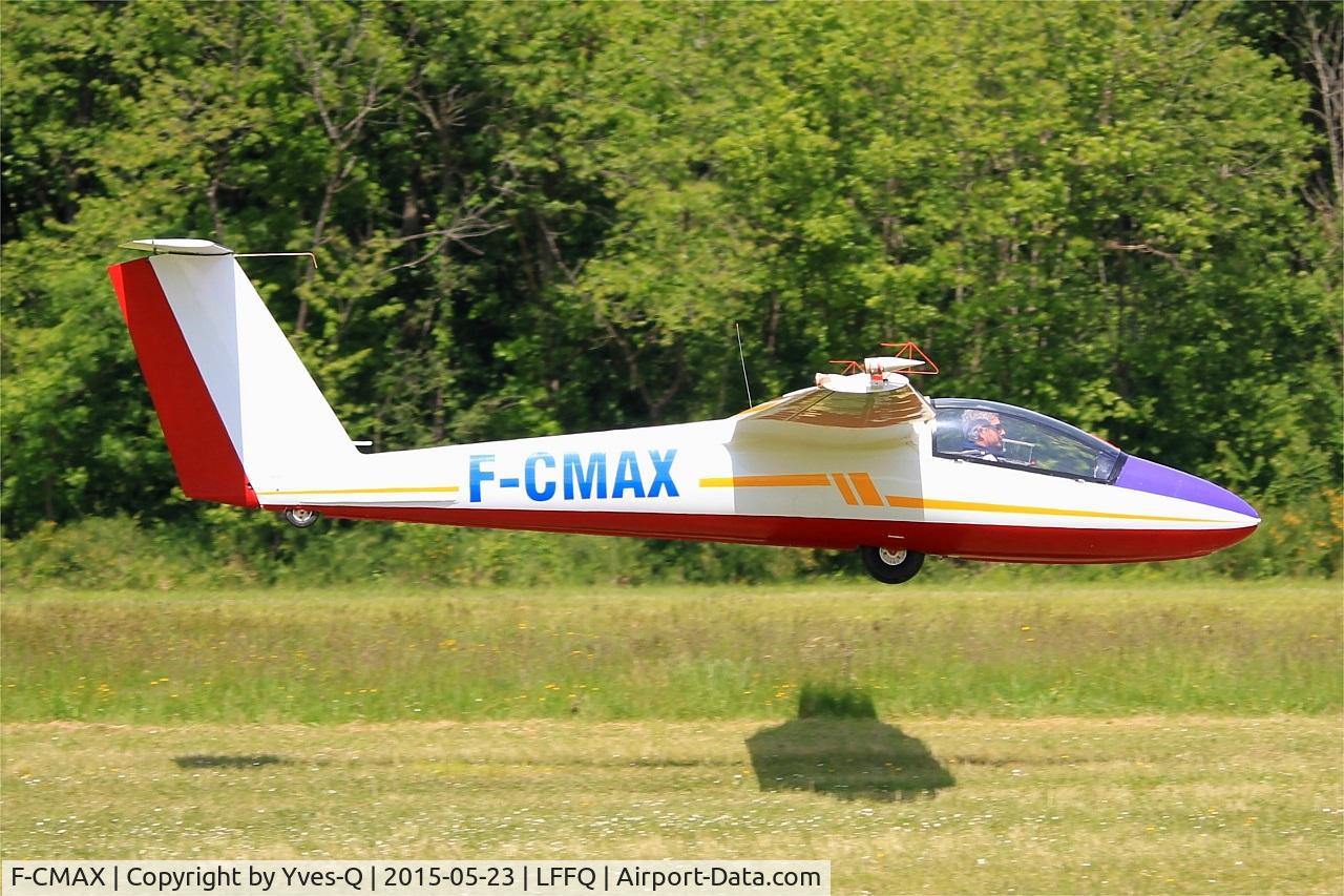 F-CMAX, 1972 Pilatus B4-PC11AF C/N 207, Pilatus B4-PC11 AF, On final, La Ferté-Alais airfield (LFFQ) Airshow 2015