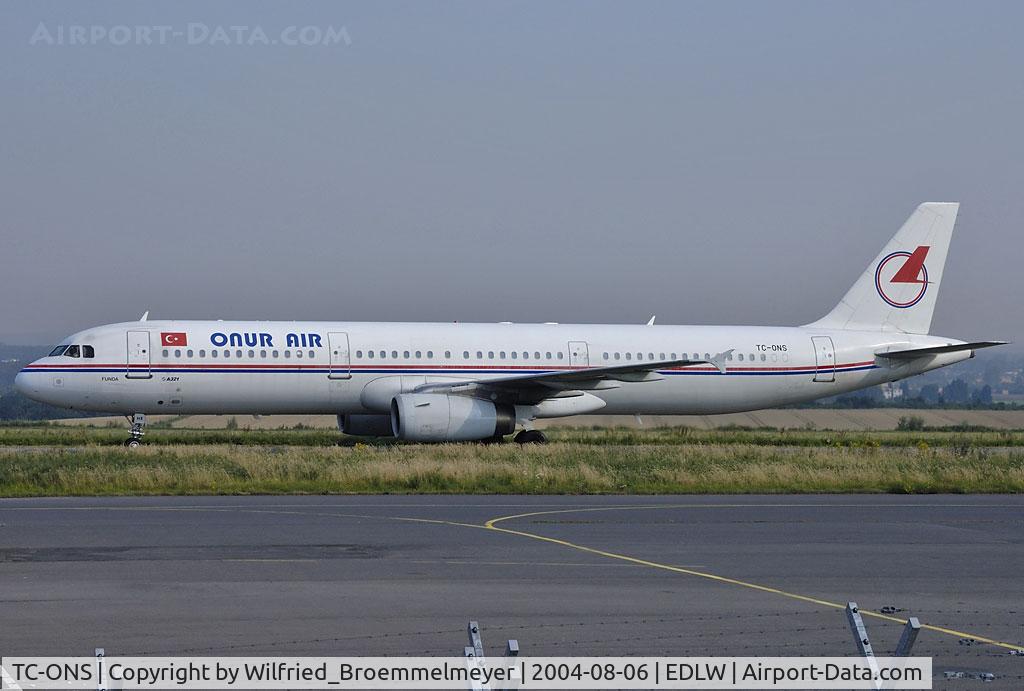 TC-ONS, 1993 Airbus A321-131 C/N 364, Onur Air
