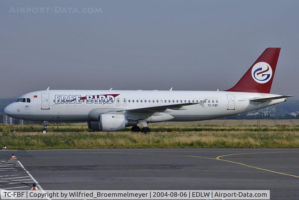 TC-FBF, 1991 Airbus A320-211 C/N 288, Freebird / Taxiing to Apron