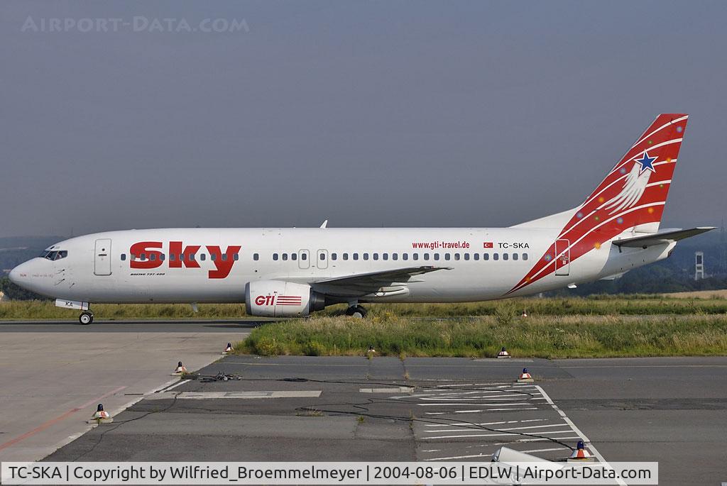 TC-SKA, 1988 Boeing 737-4Y0 C/N 23865, Sky Airlines