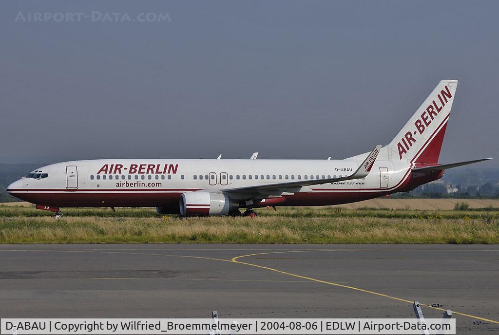 D-ABAU, 1999 Boeing 737-86J C/N 29121, Air Berlin