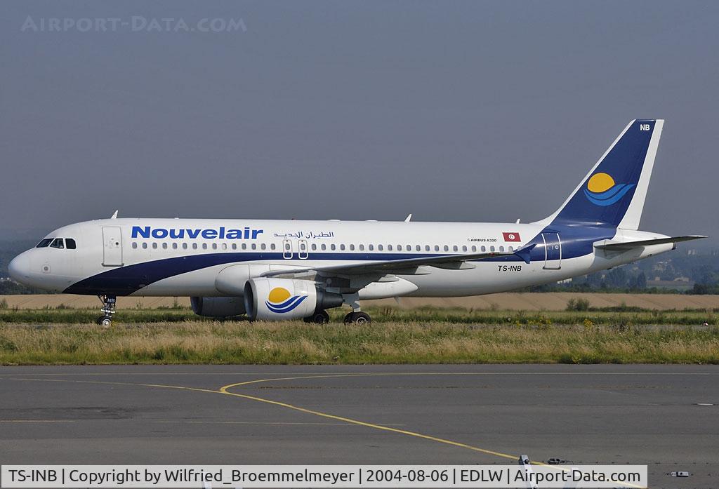TS-INB, 2000 Airbus A320-214 C/N 1175, Nouvelair / Taxiing to Apron