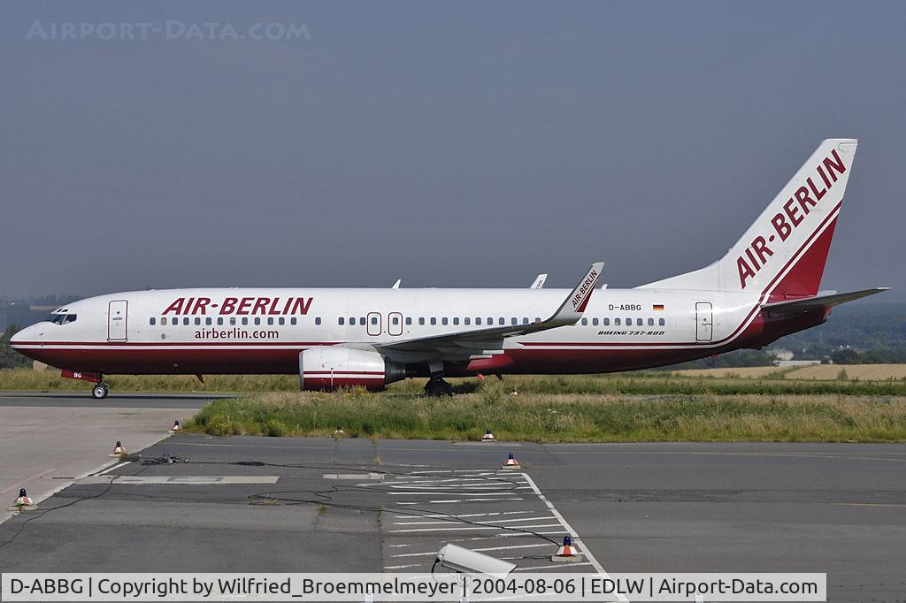 D-ABBG, 2002 Boeing 737-86J C/N 32918, Air Berlin