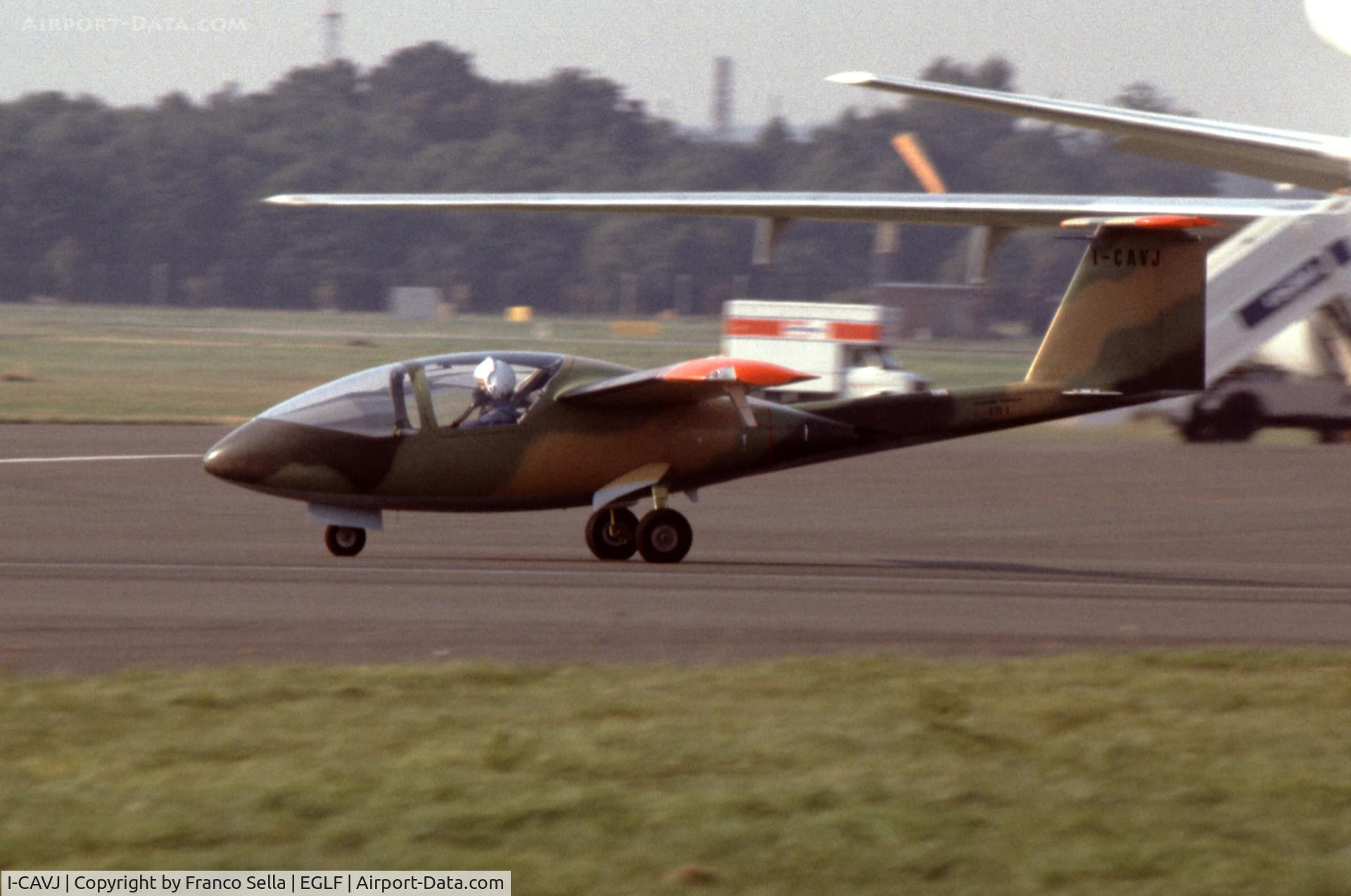 I-CAVJ, 1980 Caproni Vizzola C22J Ventura C/N 001, Caproni C22J Prototype at the 1982 Farnborough Air Show