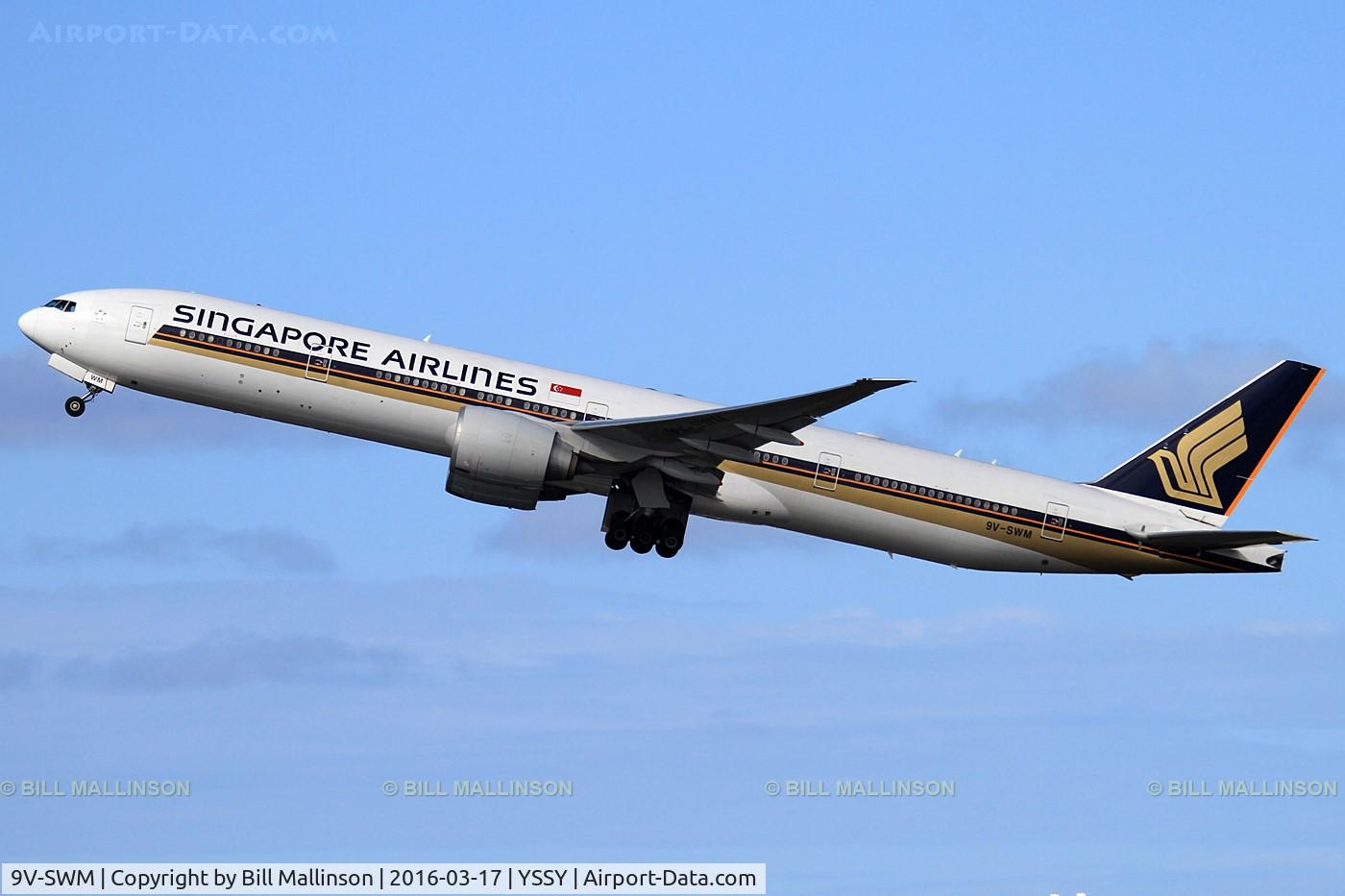 9V-SWM, 2008 Boeing 777-312/ER C/N 34578, OFF HOME TO SIN