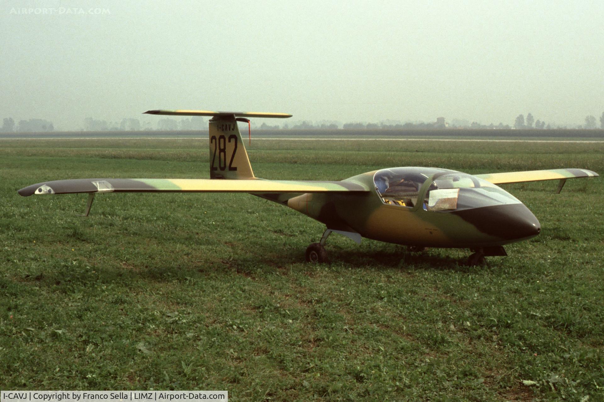 I-CAVJ, 1980 Caproni Vizzola C22J Ventura C/N 001, Caproni C22 Prototype at the Levaldigi (Cuneo) Airport, September 1981