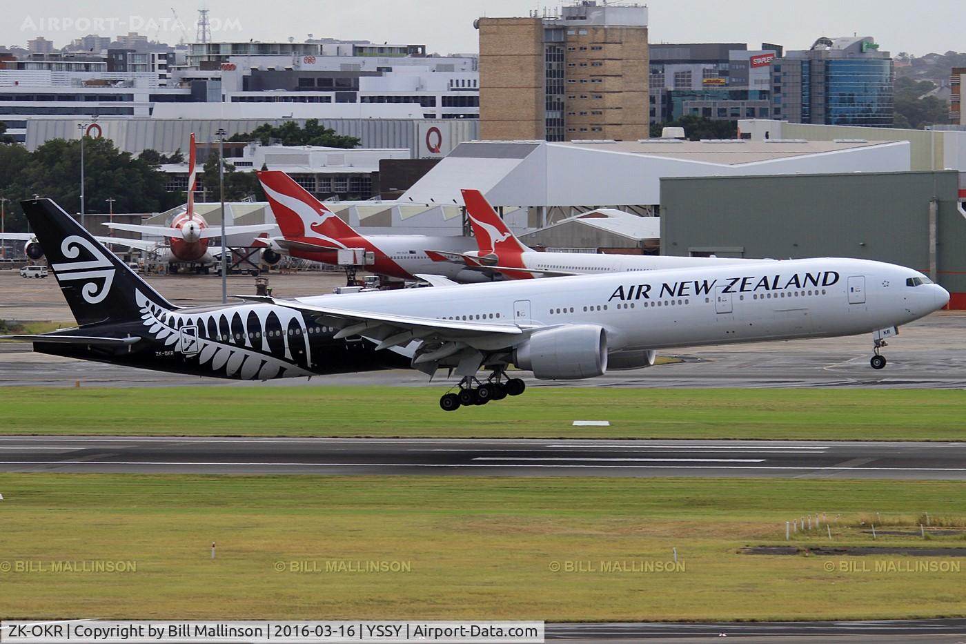 ZK-OKR, 2014 Boeing 777-306/ER C/N 44546, NZ101 from AKL