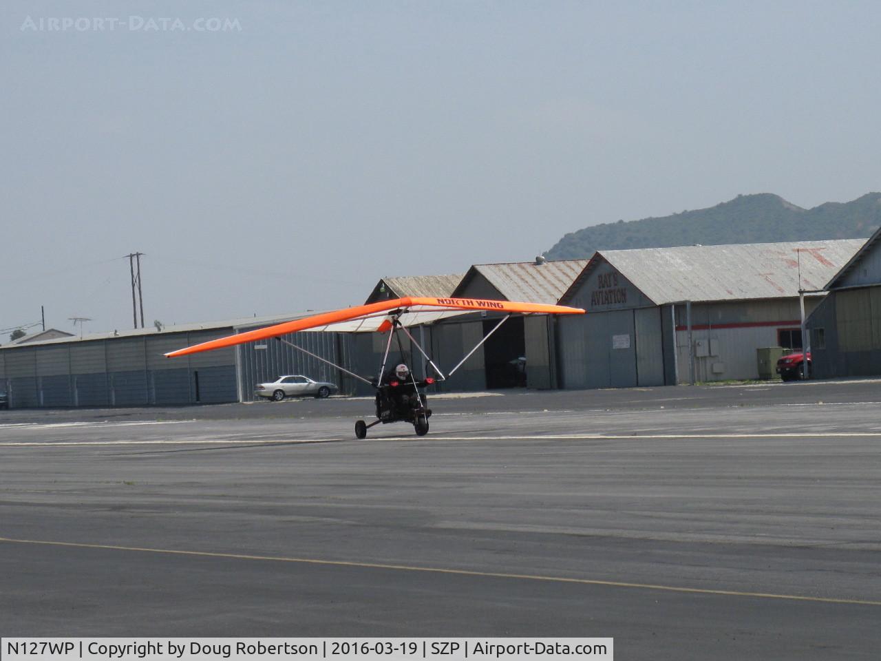 N127WP, 2006 North Wing Apache ST C/N 001, 2006 North Wing design APACHE ST weight-shift control Experimental class trike, Rotax 582UL-99 64 Hp pusher, short takeoff roll Rwy 22