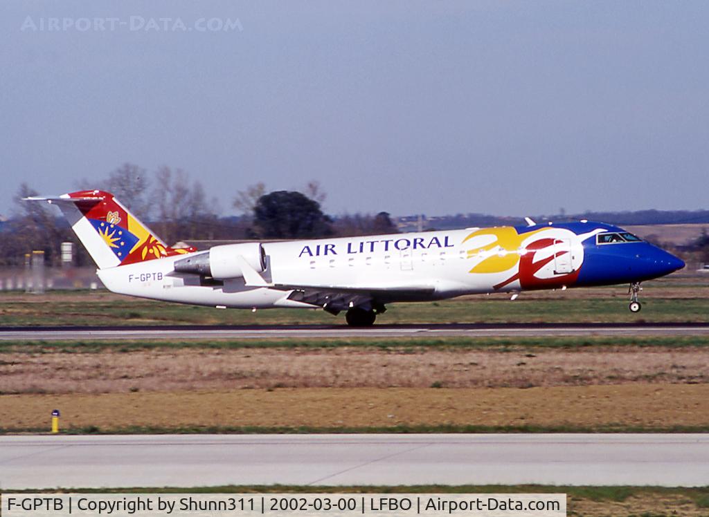 F-GPTB, Canadair CRJ-100ER (CL-600-2B19) C/N 7177, Landing rwy 15R