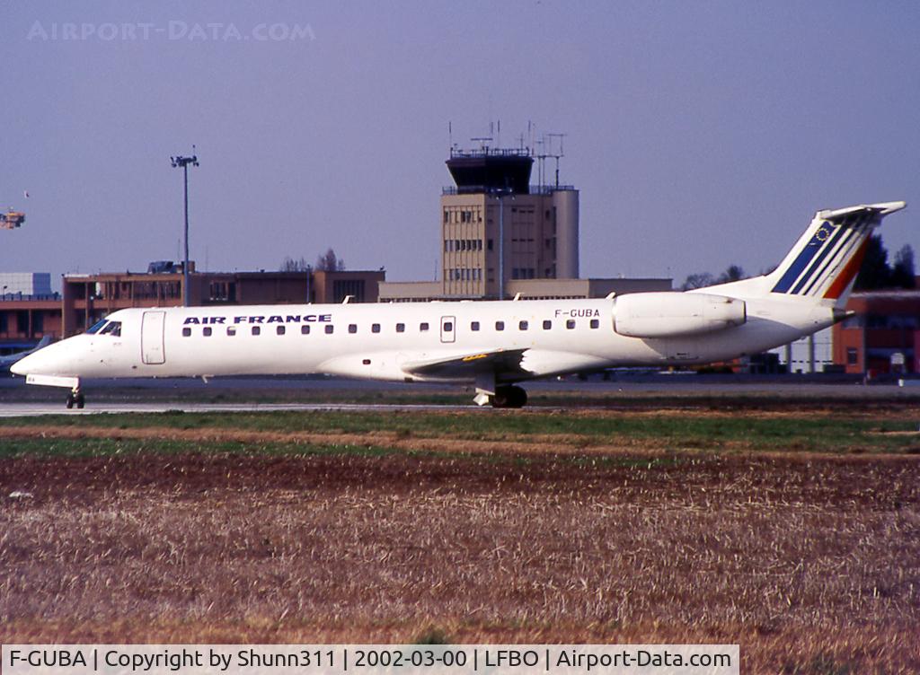 F-GUBA, 2001 Embraer EMB-145MP (ERJ-145MP) C/N 145398, Lining up rwy 33R for departure... Proteus Airlines use...