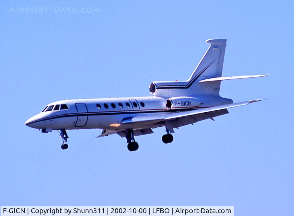 F-GICN, Dassault Falcon 50 C/N 210, Landing rwy 15R