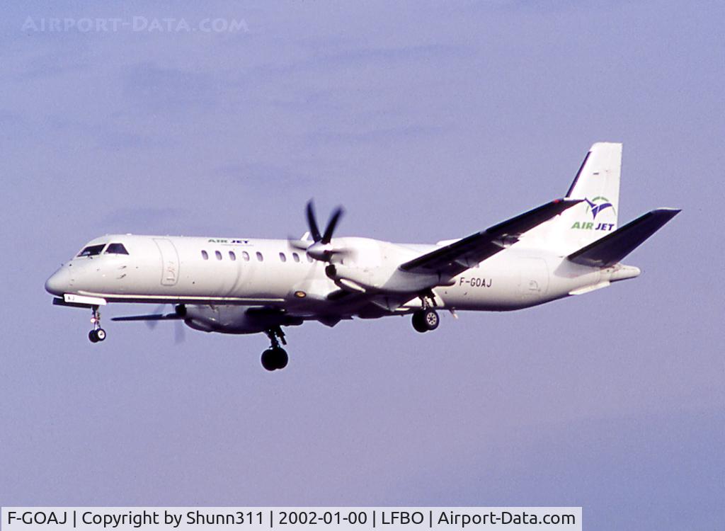 F-GOAJ, 1995 Saab 2000 C/N 2000-017, Landing rwy 33L