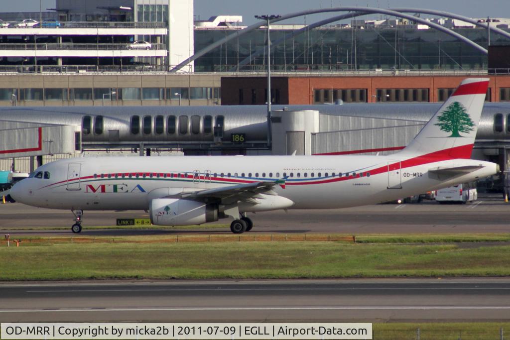 OD-MRR, 2009 Airbus A320-232 C/N 3837, Taxiing