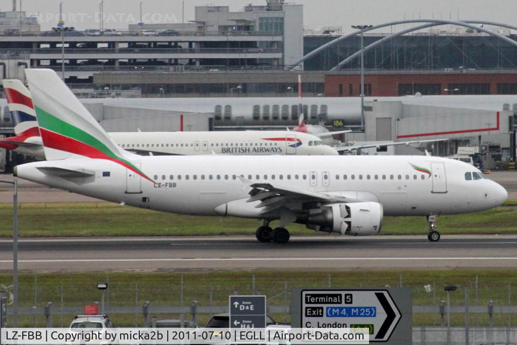 LZ-FBB, 2007 Airbus A319-112 C/N 3309, Taxiing