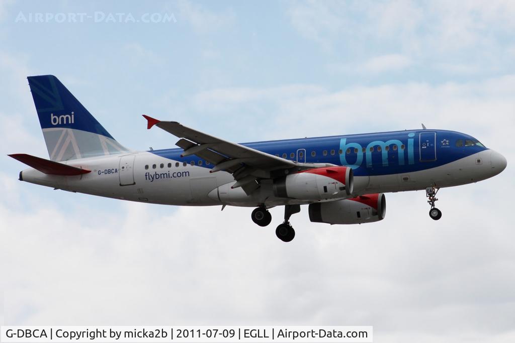 G-DBCA, 2004 Airbus A319-131 C/N 2098, Landing
