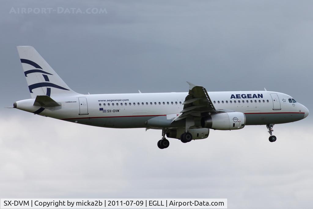 SX-DVM, 2008 Airbus A320-232 C/N 3439, Landing