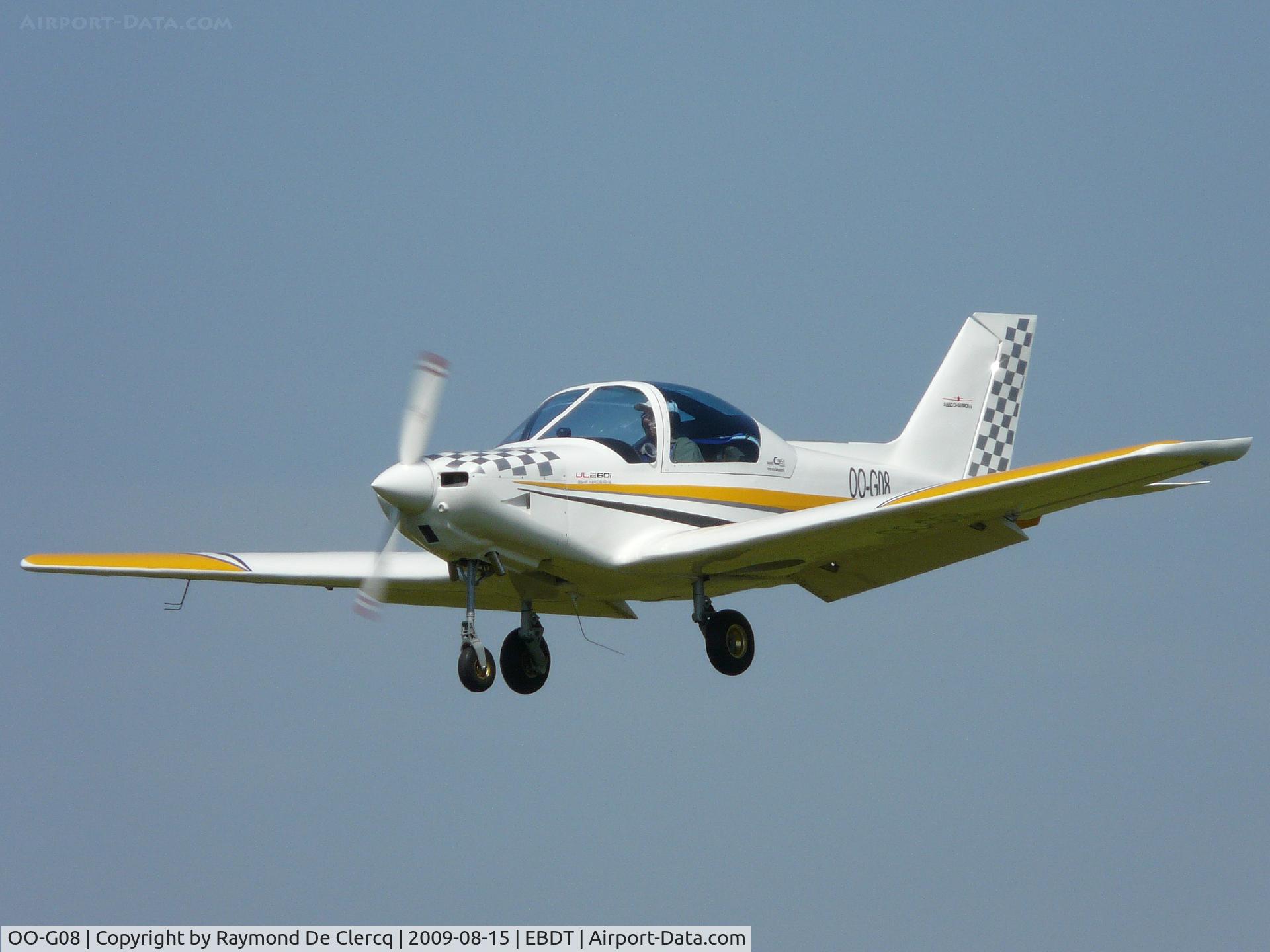 OO-G08, 2008 Asso Aerei Champion V C/N 40, 2009 Schaffen fly in.