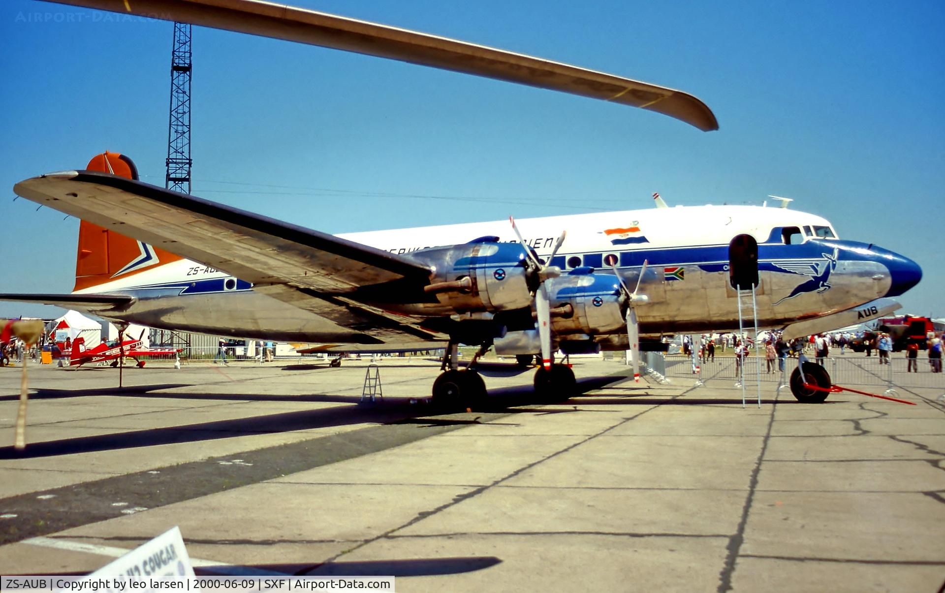 ZS-AUB, 1946 Douglas DC-4-1009 Skymaster C/N 42984, Berlin Air Show 9.6.00