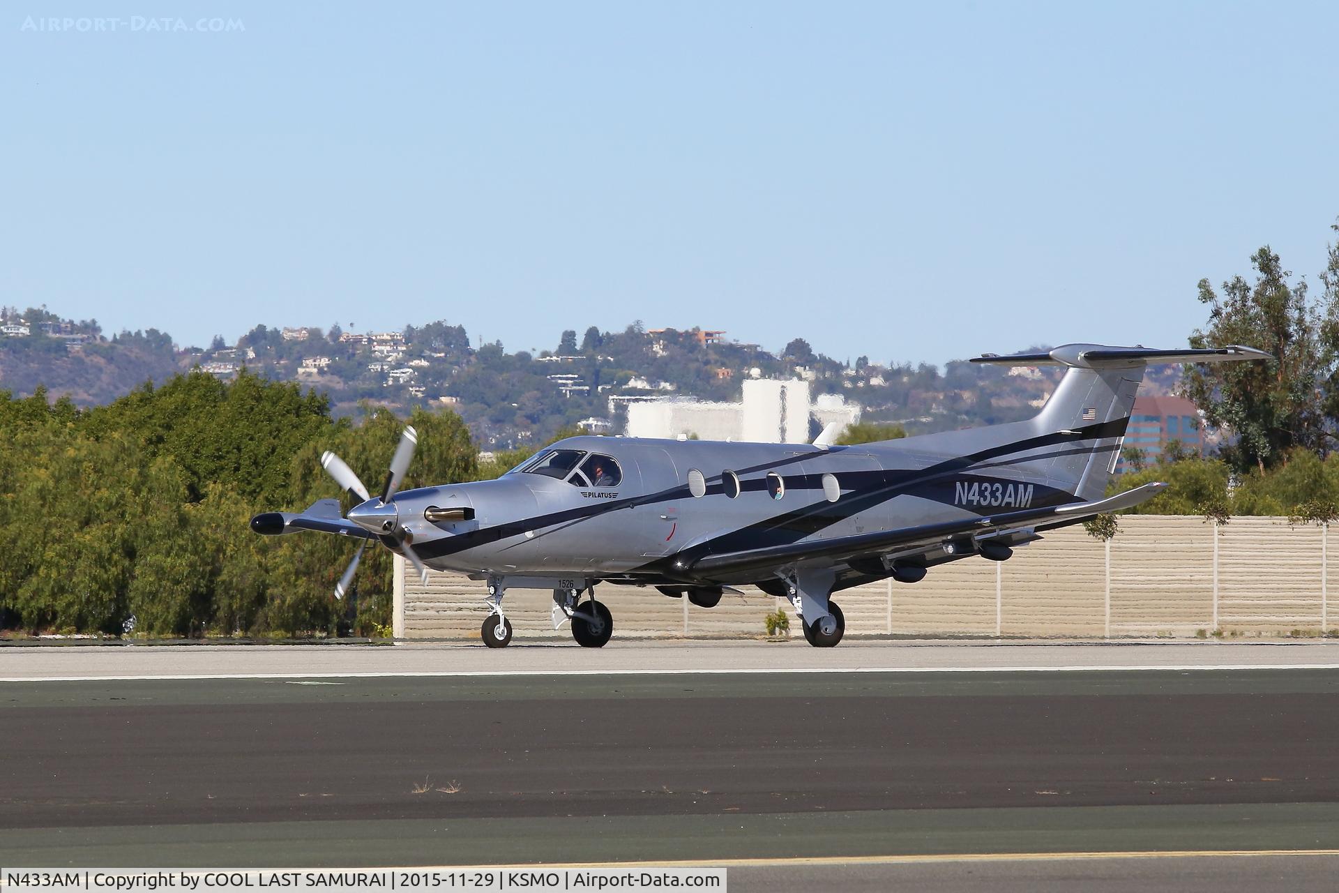 N433AM, 2015 Pilatus PC-12/47E C/N 1526, departing from Rwy21