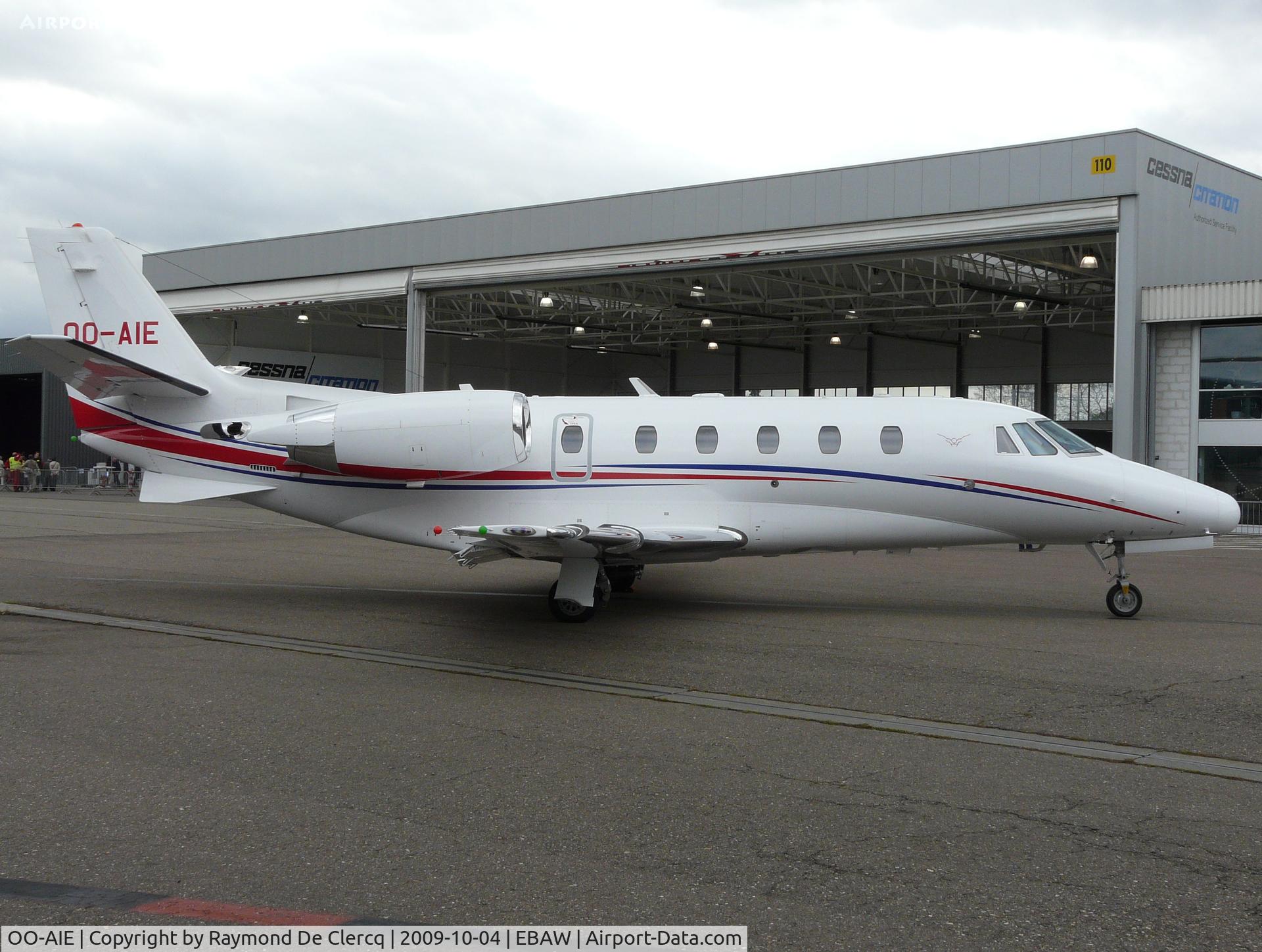 OO-AIE, 2007 Cessna 560XL Citation XLS C/N 560-5733, Open door Antwerp 2009.