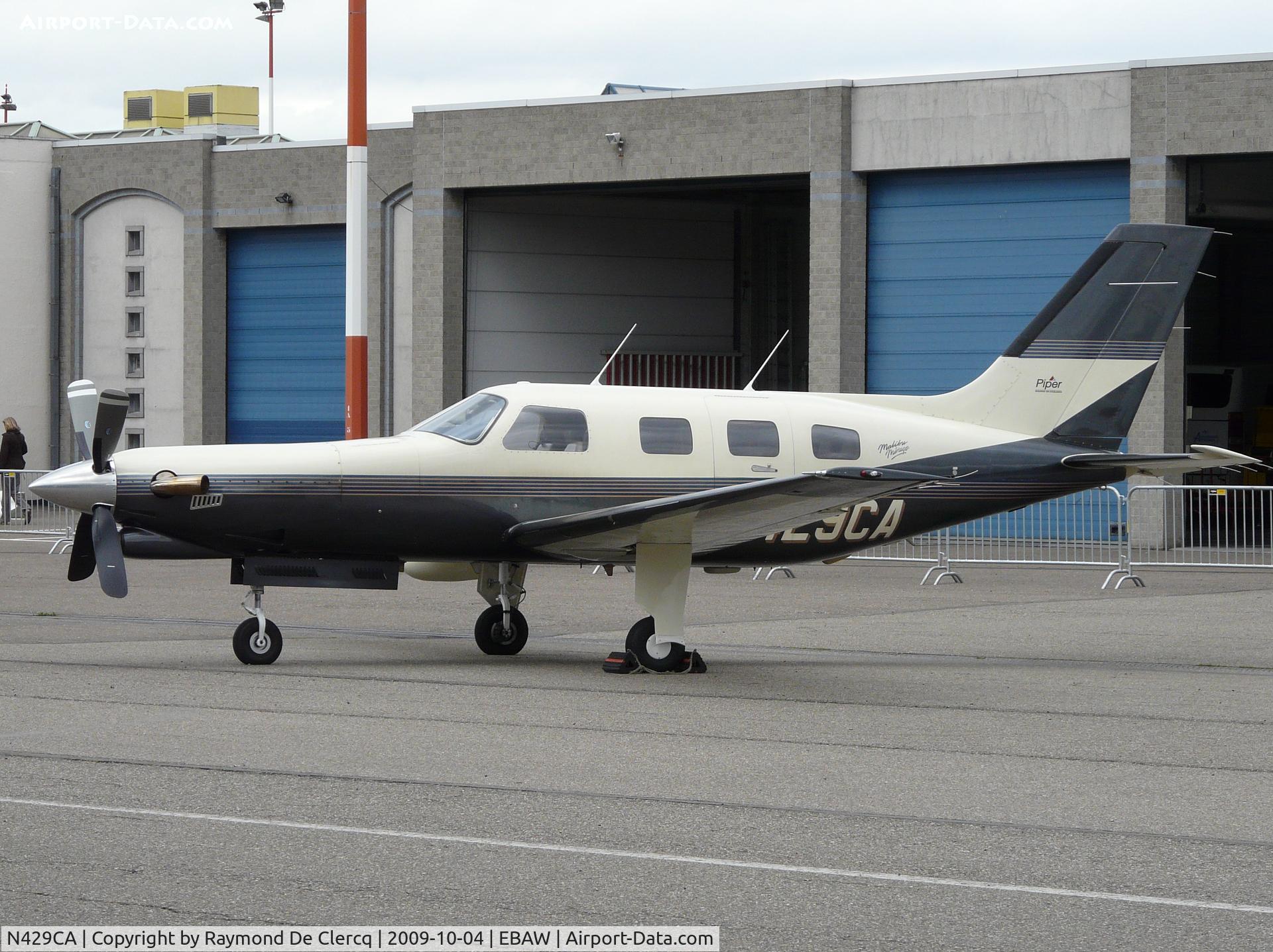 N429CA, 1997 Piper PA-46-350P Malibu Mirage C/N 4636092, Open door Antwerp 2009.