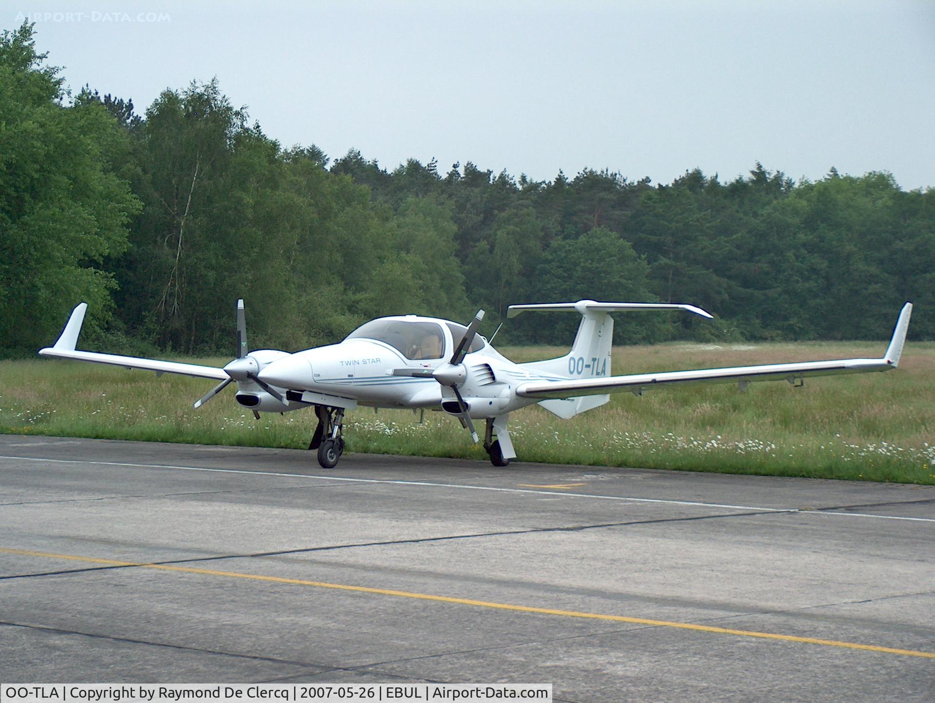 OO-TLA, 2006 Diamond DA-42 Twin Star C/N 42.086, At Ursel in 2007.