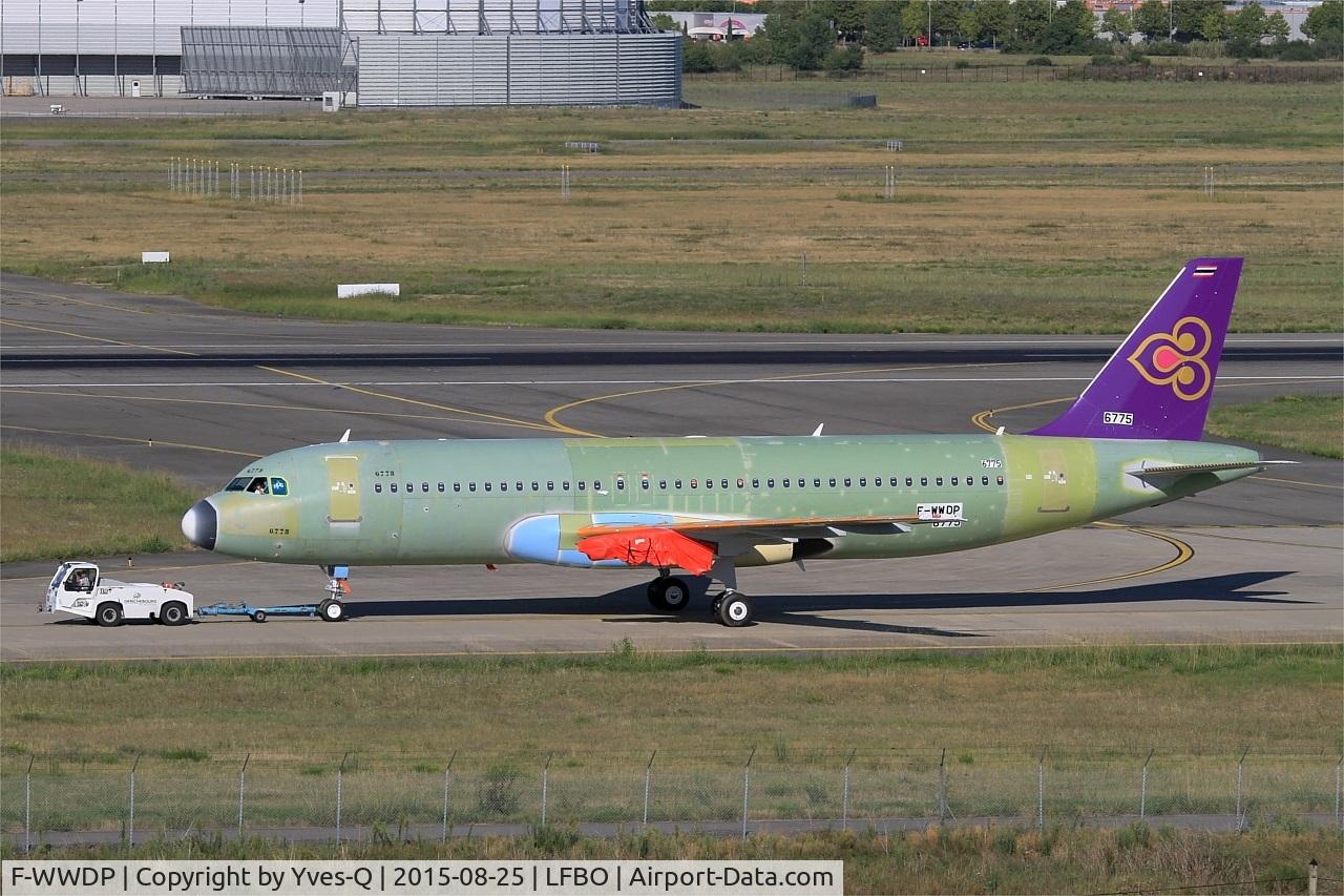 F-WWDP, 2015 Airbus A320-232 C/N 6775, Airbus A320-232, Taxiing to painting workshop, Toulouse-Blagnac airport (LFBO-TLS)