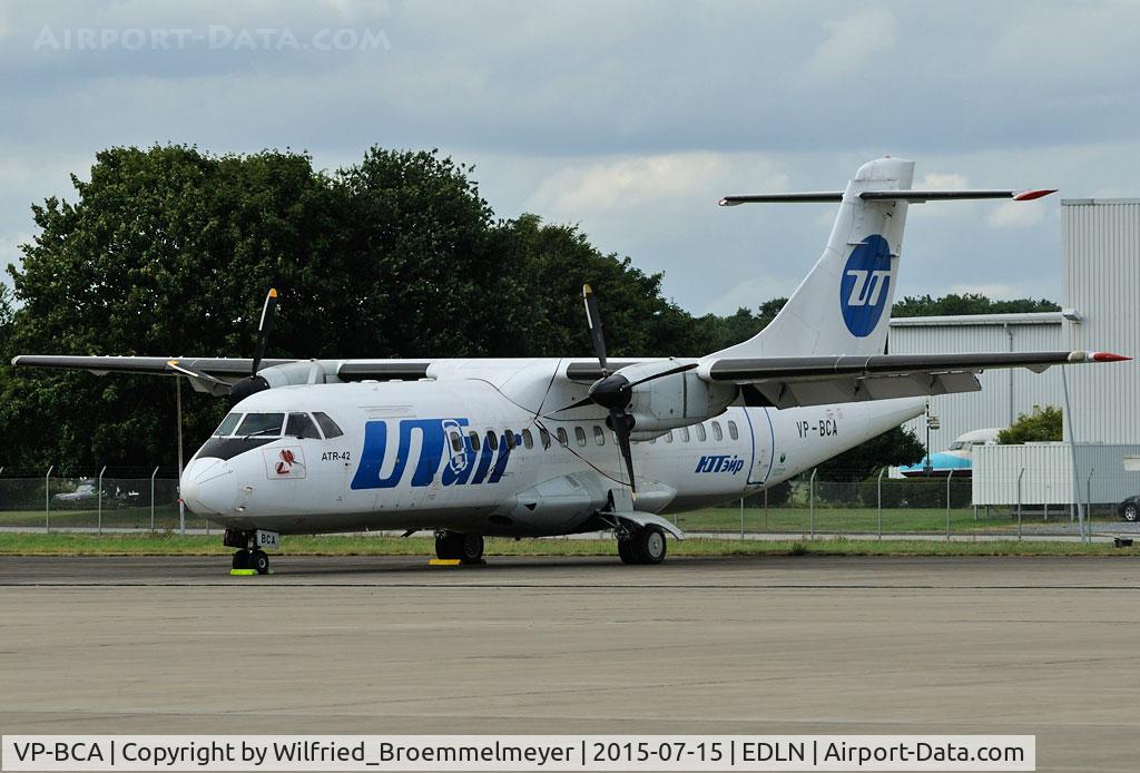 VP-BCA, 1987 ATR 42-312 C/N 051, UTAir / Parked and waiting for new customer.