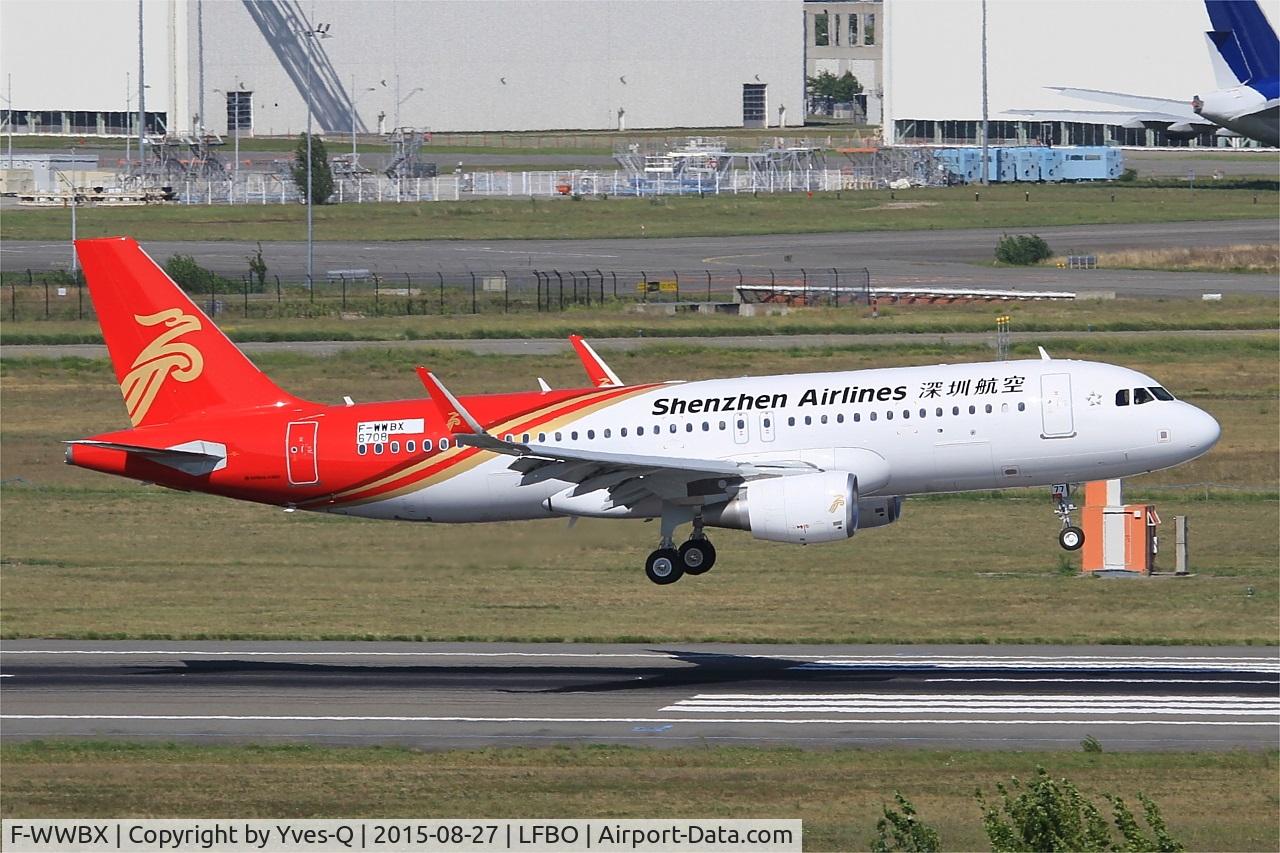 F-WWBX, 2015 Airbus A320-214 C/N 6708, Airbus A320-214, On final rwy 14R, Toulouse-Blagnac airport (LFBO-TLS)