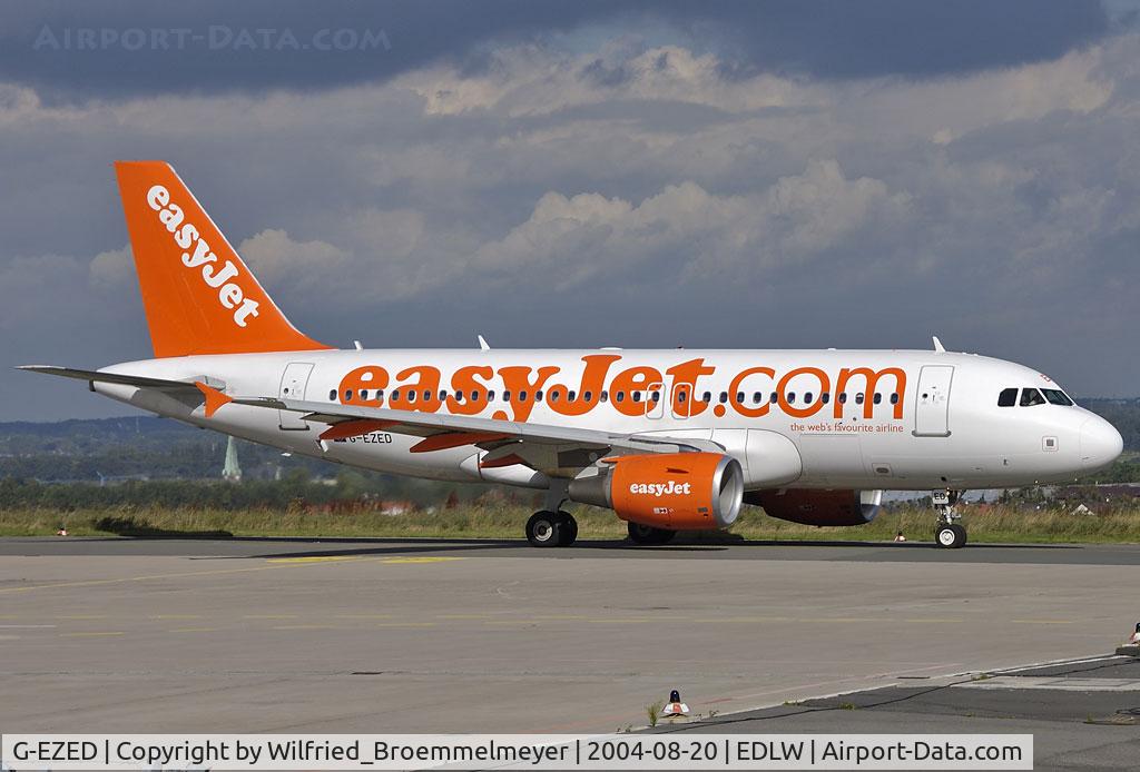 G-EZED, 2004 Airbus A319-111 C/N 2170, easyJet