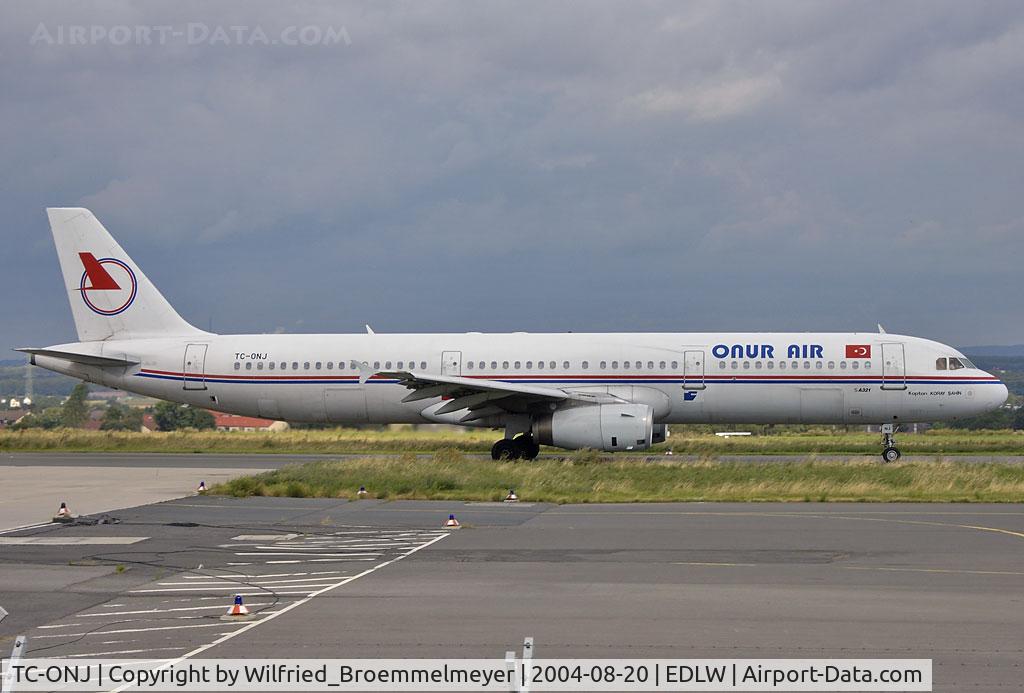 TC-ONJ, 1993 Airbus A321-131 C/N 385, Onur Air