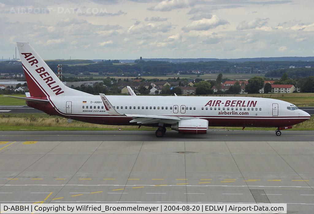 D-ABBH, 2003 Boeing 737-86J C/N 32919, Air Berlin