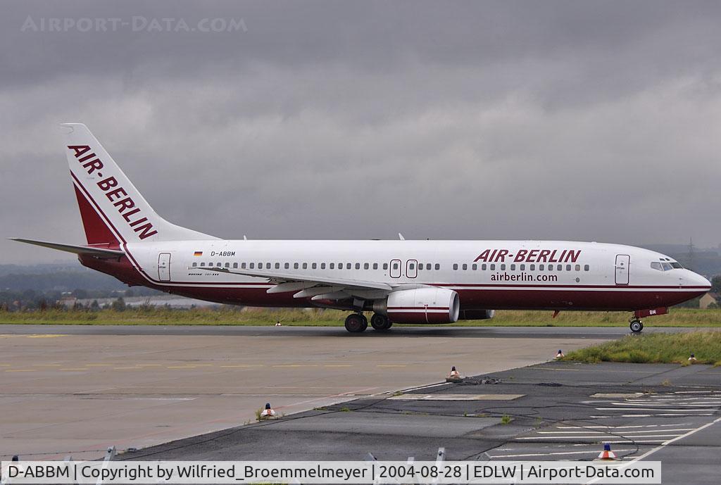 D-ABBM, 1998 Boeing 737-85F C/N 28823, Air Berlin