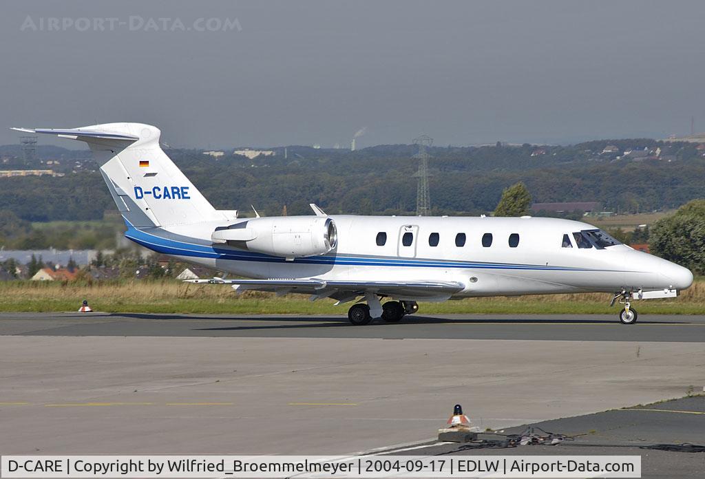 D-CARE, 1987 Cessna 650 Citation III C/N 650-0134, Taxiing out to Runway 24