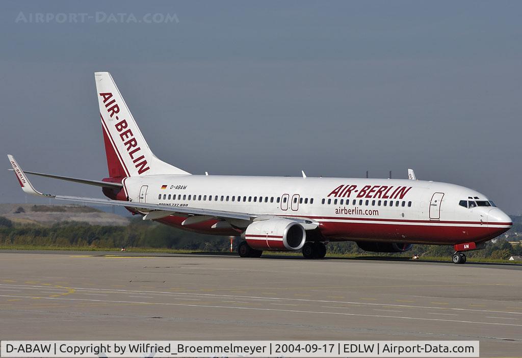 D-ABAW, 2000 Boeing 737-86J C/N 30062, Air Berlin