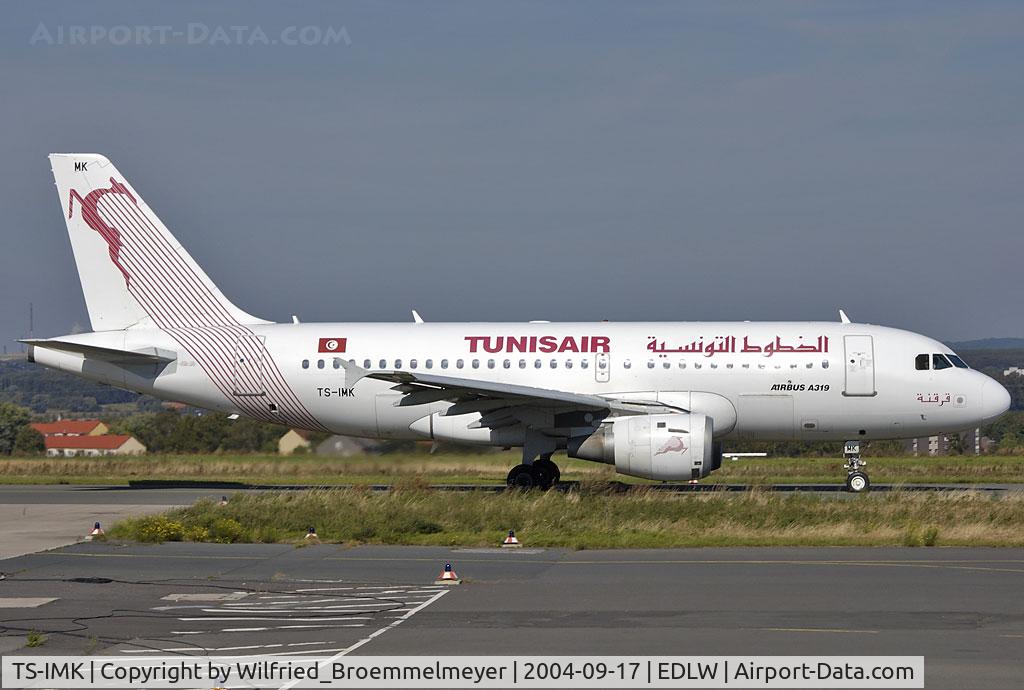 TS-IMK, 1998 Airbus A319-114 C/N 880, Tunis Air