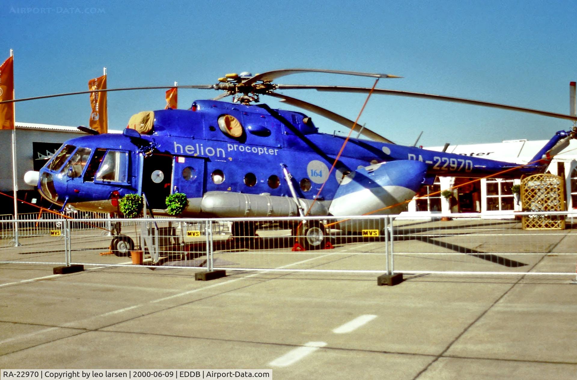 RA-22970, 1990 Mil Mi-172 C/N 9 3590, Berlin Air Show 9.6.00
