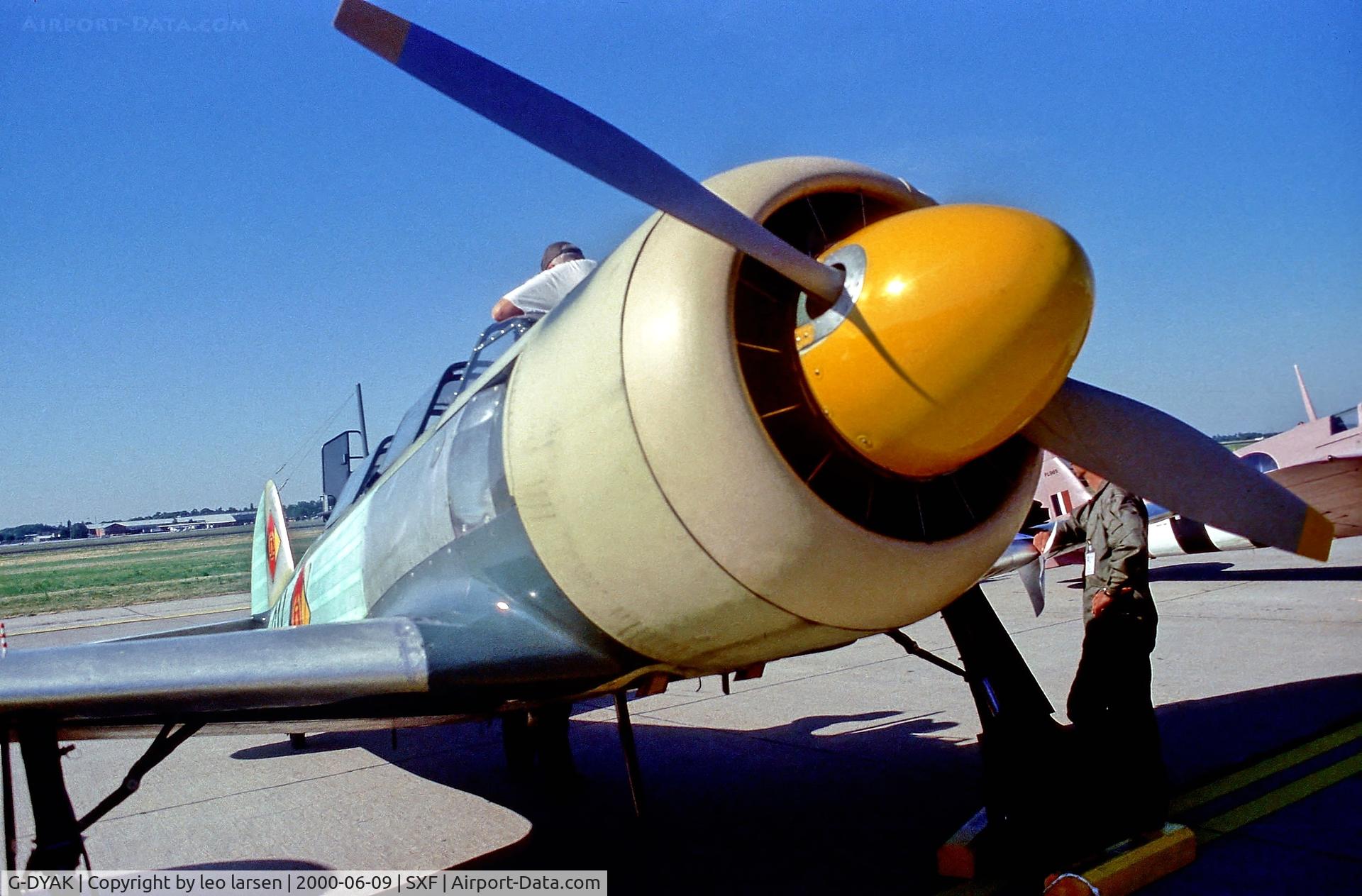 G-DYAK, 1956 Let C-11 (Yak-11) C/N 170103, Berlin Air Show 9.6.00 with serial 214 EGAF