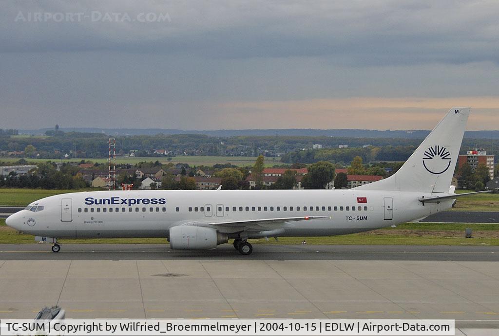 TC-SUM, 1999 Boeing 737-85F C/N 28826, SunExpress