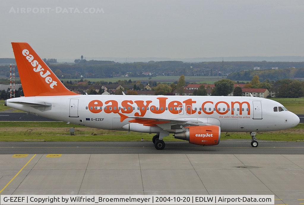 G-EZEF, 2004 Airbus A319-111 C/N 2176, easyJet