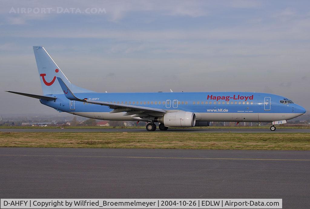 D-AHFY, 2001 Boeing 737-8K5 C/N 30417, Hapag Lloyd