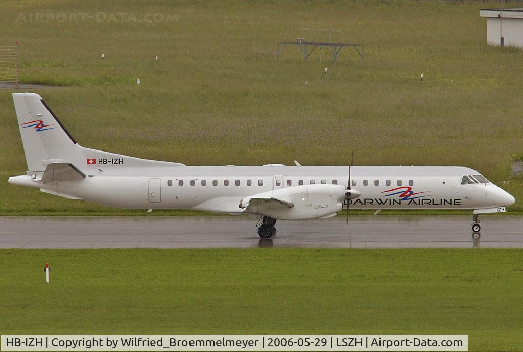 HB-IZH, 1994 Saab 2000 C/N 2000-011, Darvin Airline